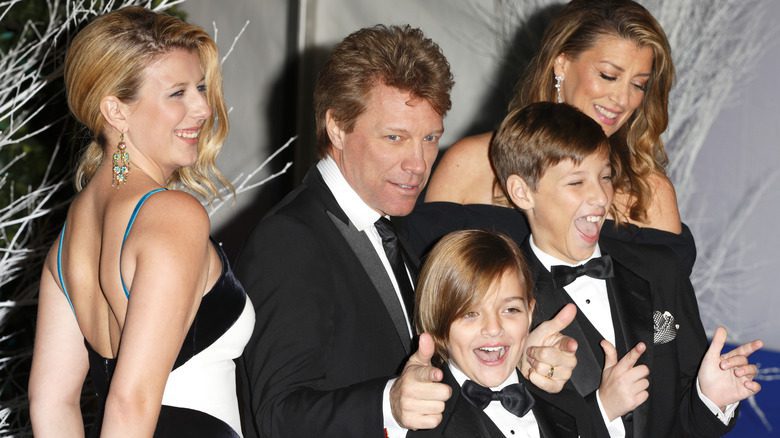 Jon Bon Jovi famille tapis rouge