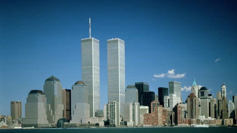 Vue de New York avec le World Trade Center