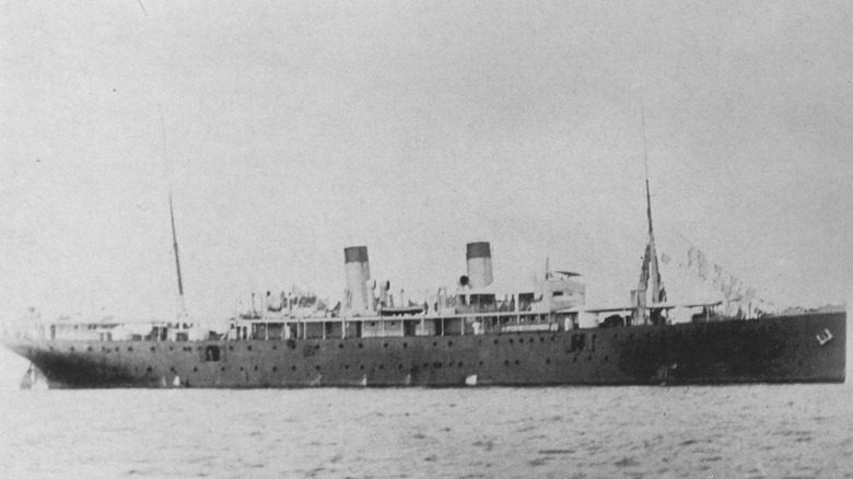 The SS Cormoran at sea