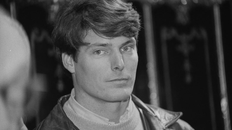 Christopher Reeve jacket neutral headshot young