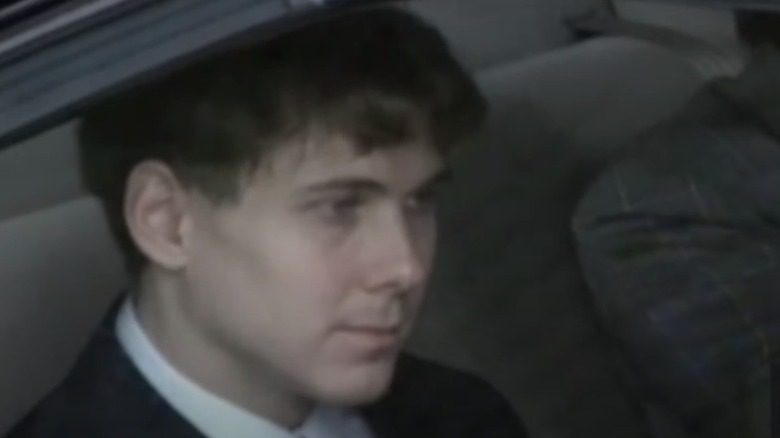 Paul Bernardo in a car