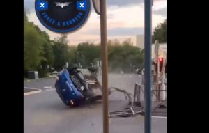 Accident à Torcy : un véhicule se retrouve sur le toit après un refus d'obtempérer