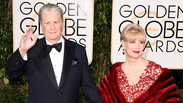 Brian Wilson et Melinda Ledbetter sur le tapis rouge des Golden Globes
