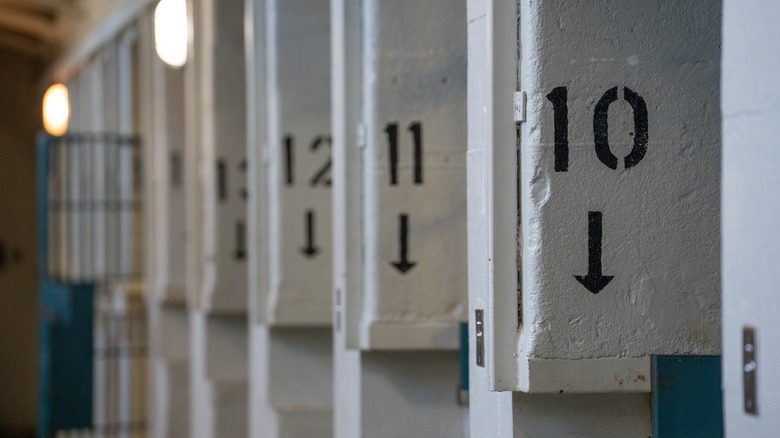 Cell numbers in a prison