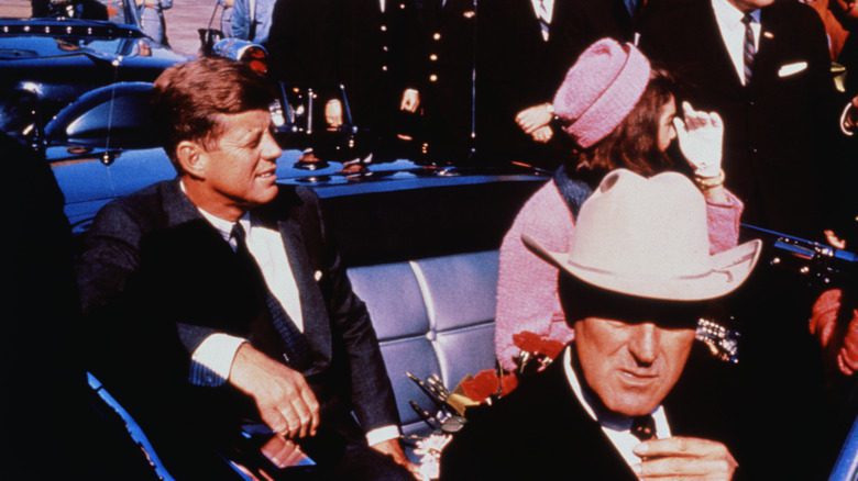 JFK dans une voiture le jour de son assassinat
