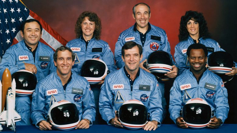 Challenger crew group photo