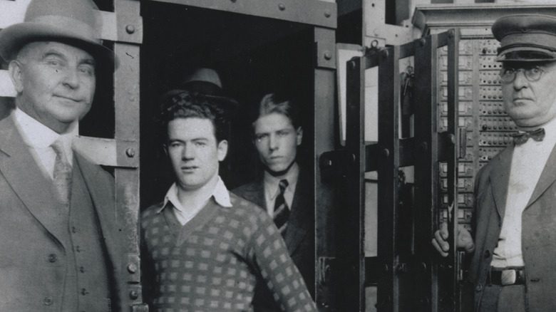 William Hickman led out prison cell