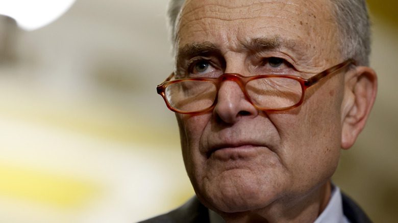 Chuck Schumer in glasses