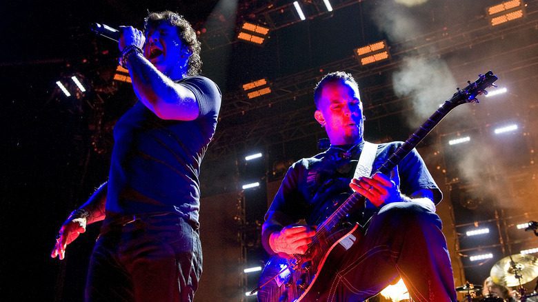 Scott Stapp et Mark Tremonti en concert