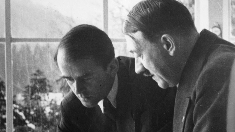 Albert Speer et Adolf Hitler