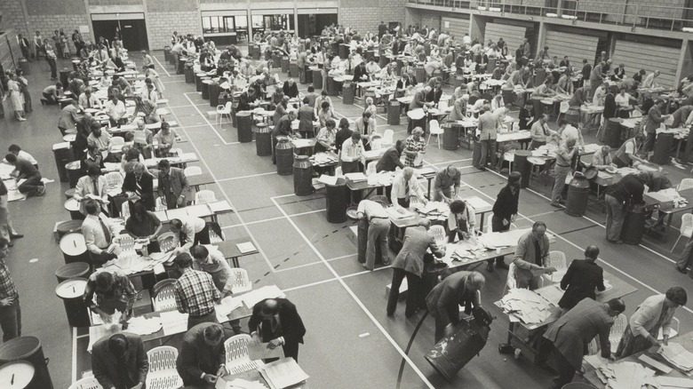 counting votes for european election