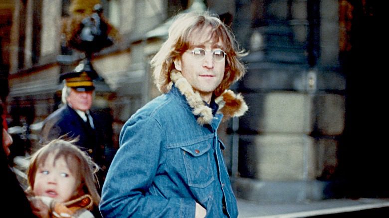 John Lennon street denim