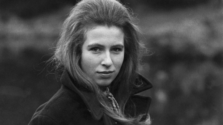 Princesse Anne à l'extérieur en 1969