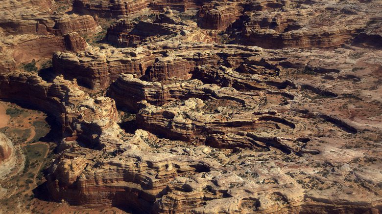 Vue aérienne du Labyrinthe