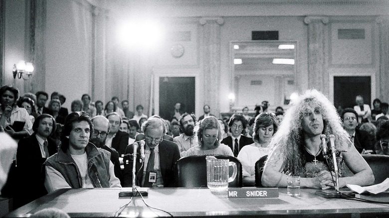 Dee Snider témoigne devant le Sénat, 1985