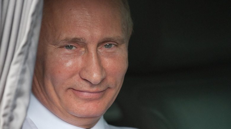 Vladimir Putin smiling