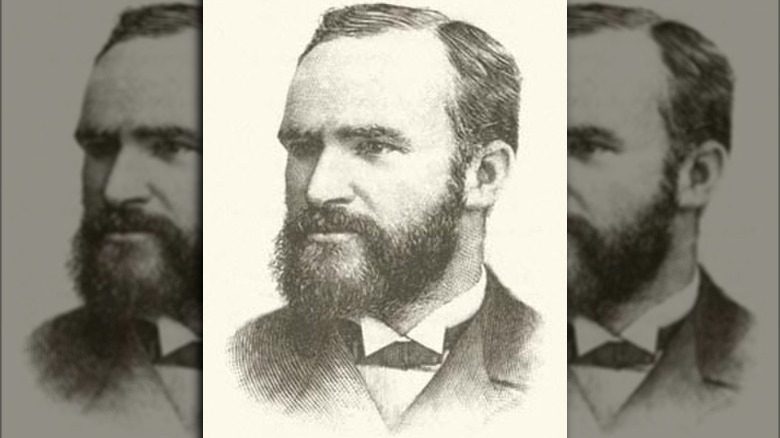 Melvil Dewey etching