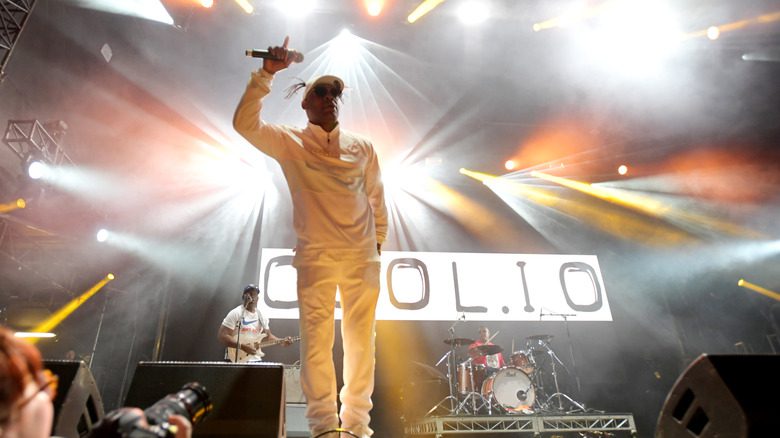 Coolio sur scène à Groovin The Moo