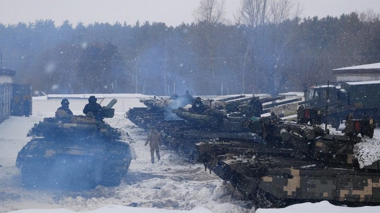 Troops near Ukraine's border