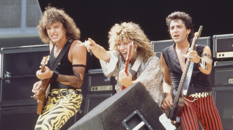 Bon Jovi performing