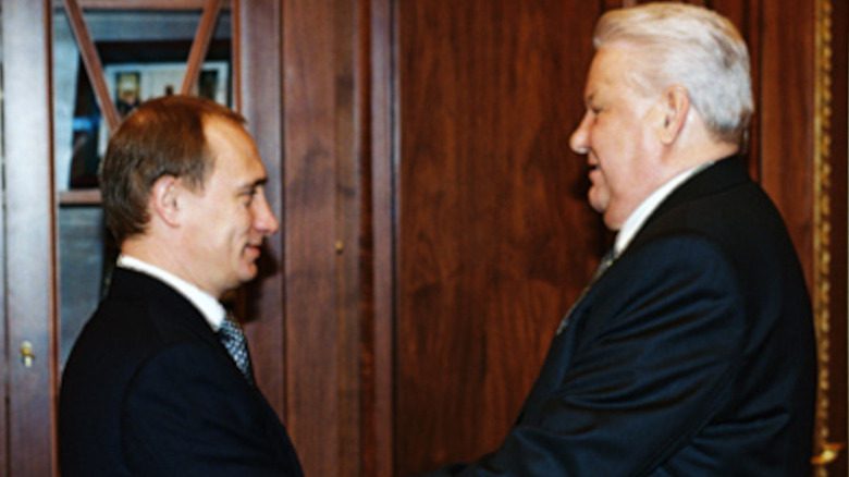 Boris Yeltsin et Vladimir Putin