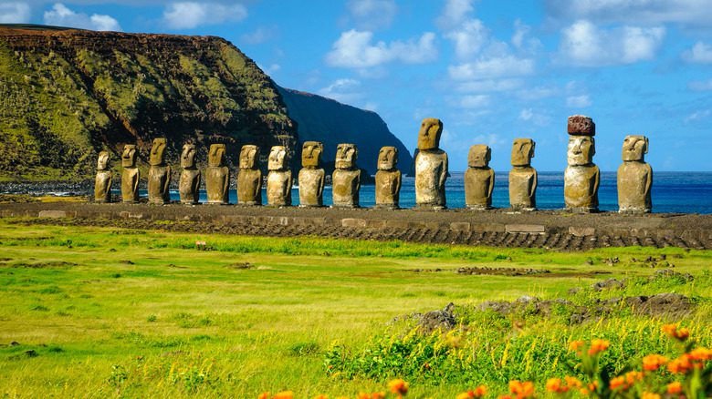 Moais de l'île de Pâques