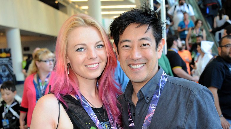 Jennifer Newman and Grant Imahara