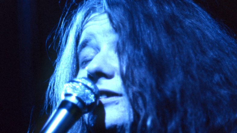 Janis Joplin performing in 1969