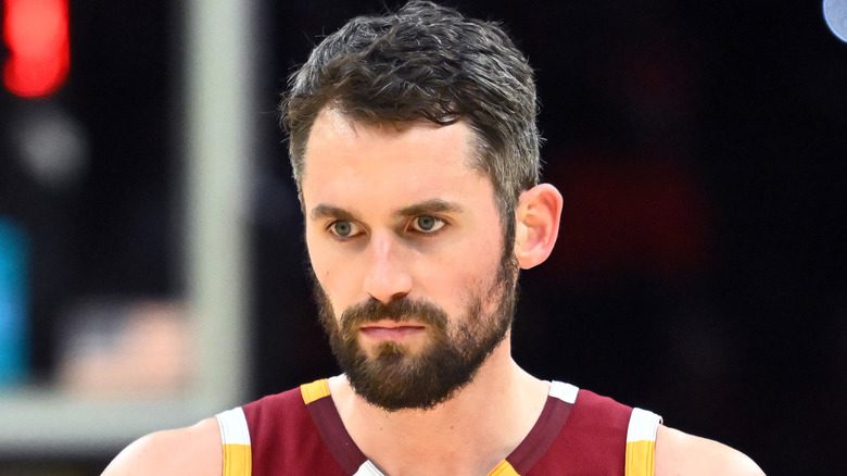 Kevin Love jouant pour les Cleveland Cavaliers