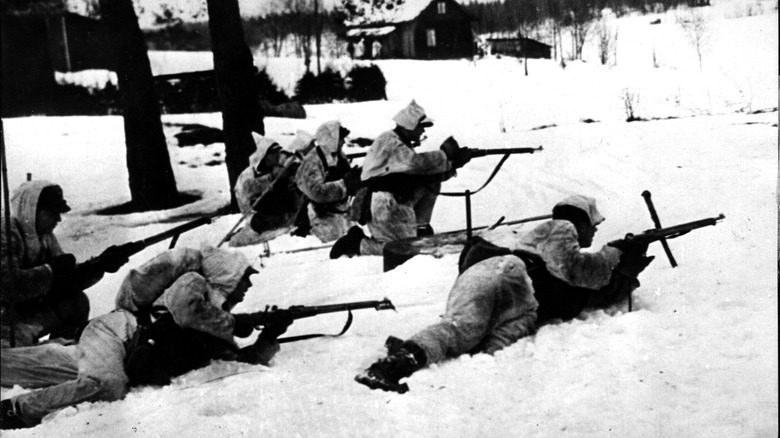 Troupes finlandaises pendant la Guerre d'Hiver