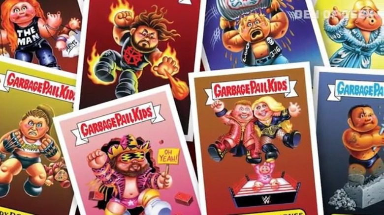 Garbage Pail Kids sur le thème de la lutte