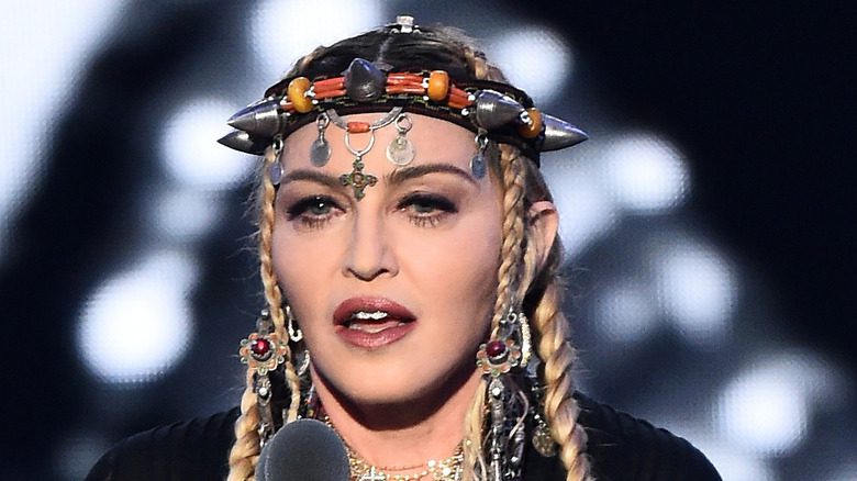 Madonna lors des MTV Music Awards 2018