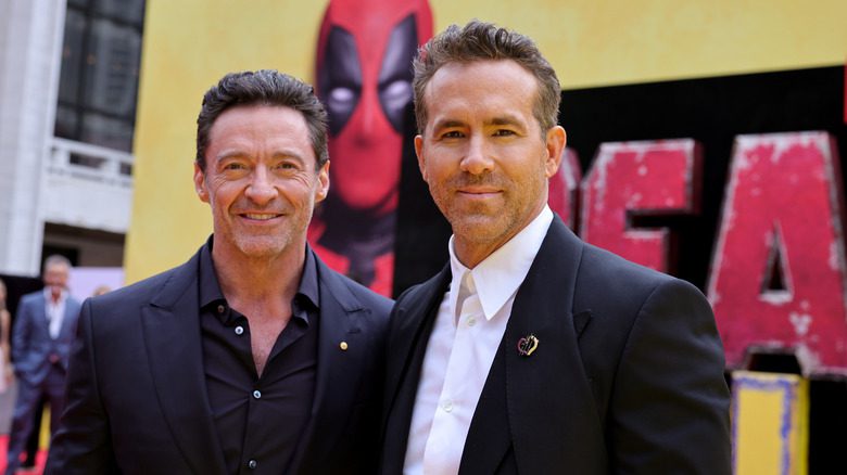 High Jackman Ryan Reynolds Deadpool premiere