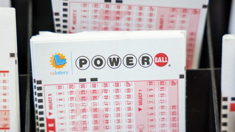 Tickets de Powerball en exposition