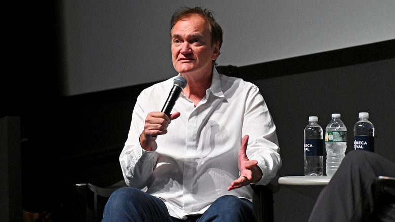 Quentin Tarantino parlant