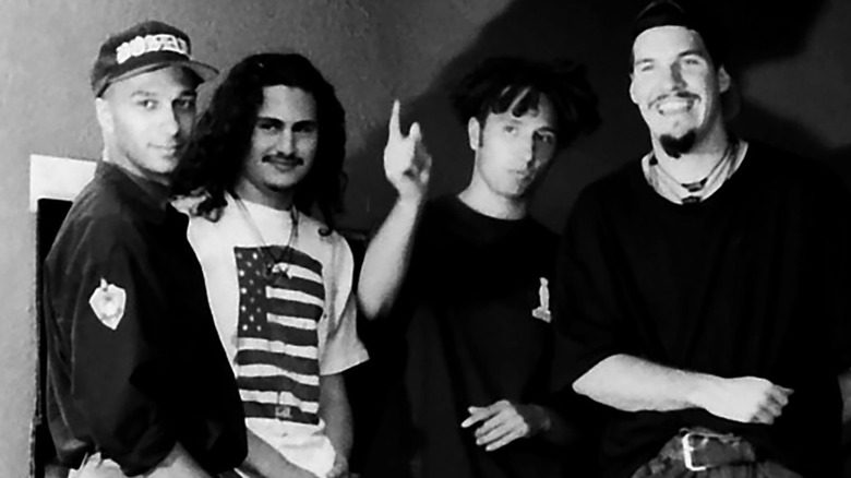 Photo de presse de Rage Against the Machine en 1992