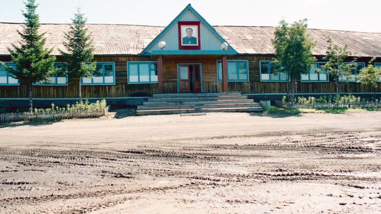 Camp de gulag en Sibérie