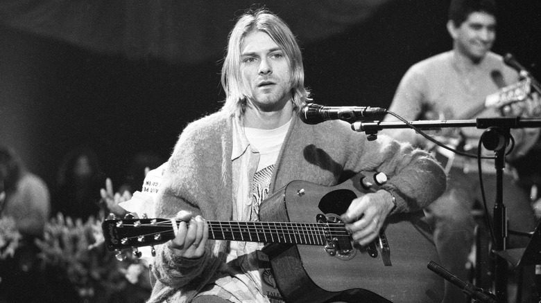 Kurt Cobain en performance