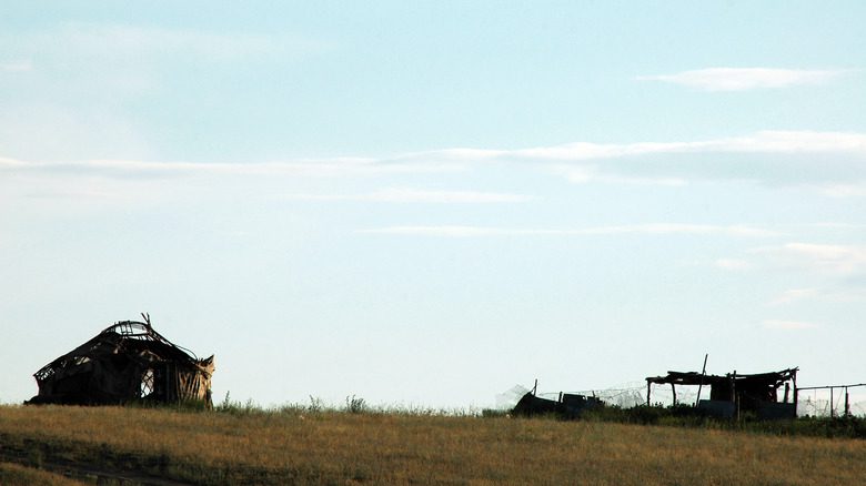 Yourte abandonnée