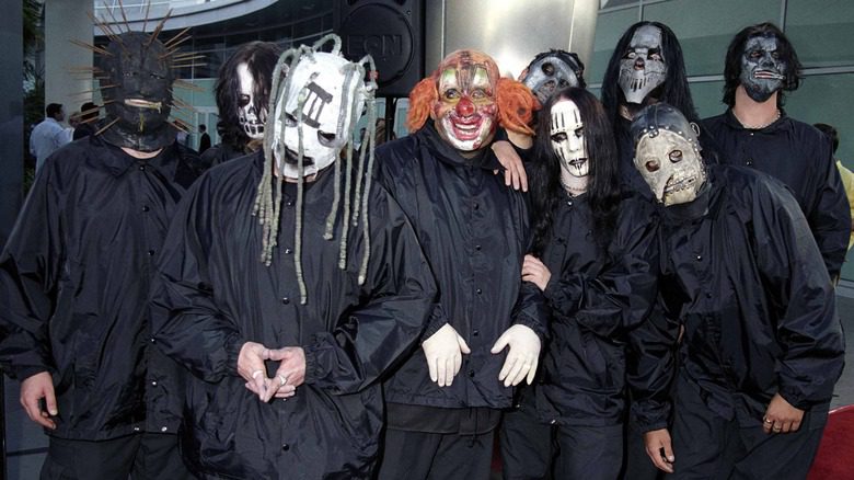 Slipknot posant pour une photo