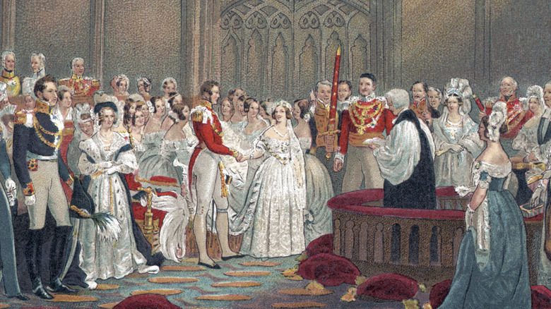 Mariage de la reine Victoria avec le prince Albert en 1840