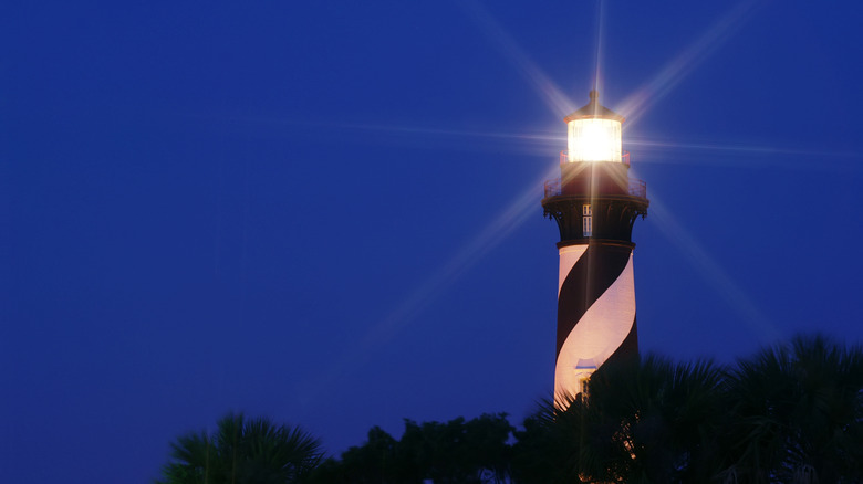 Phare de St. Augustine la nuit