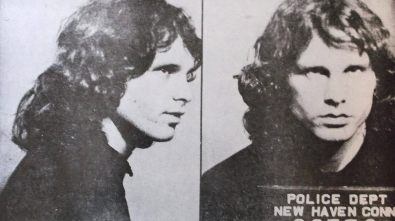 Jim Morrison 1967 mugshot