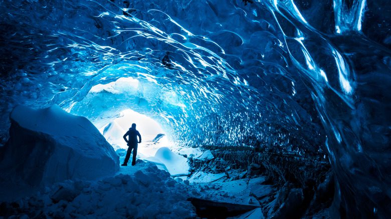 Cave de glace en Islande