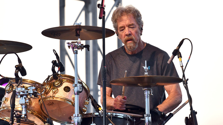 Doug Clifford playing drums