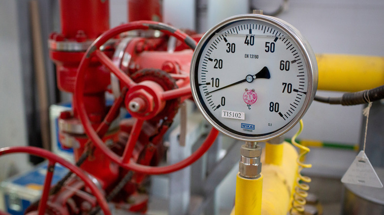 Nordstream 2 gas meter