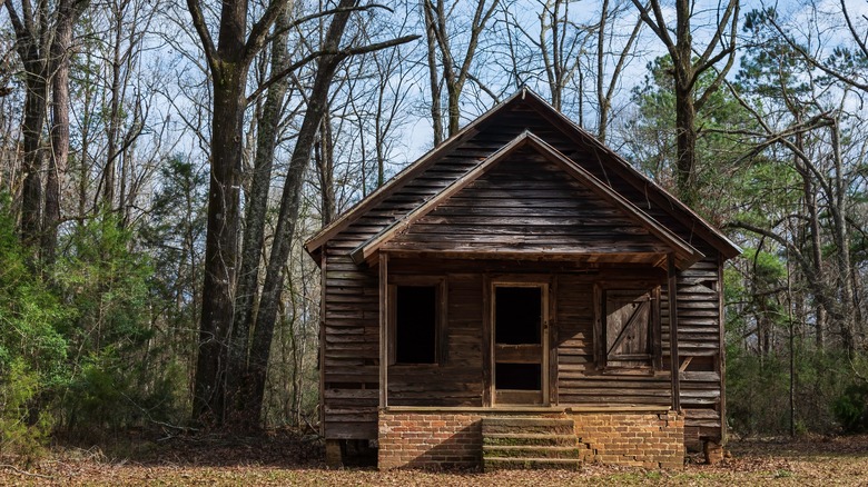 Ancien bâtiment scolaire à Old Cahawba, Alabama