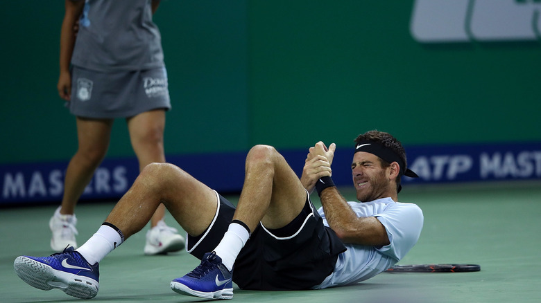 Juan Martin del Potro blessé