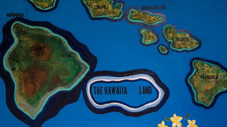 map of Hawaii