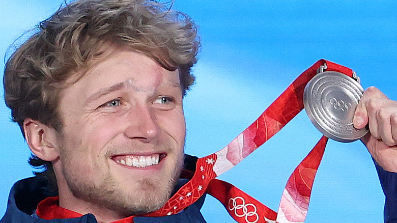 Colby Stevenson avec médaille d'argent